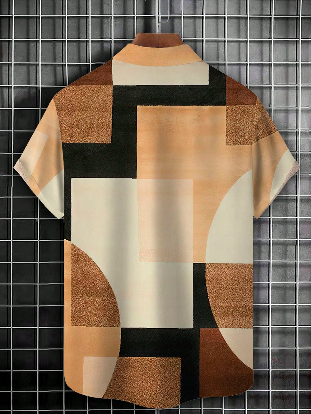 Men's Print Button Shirt