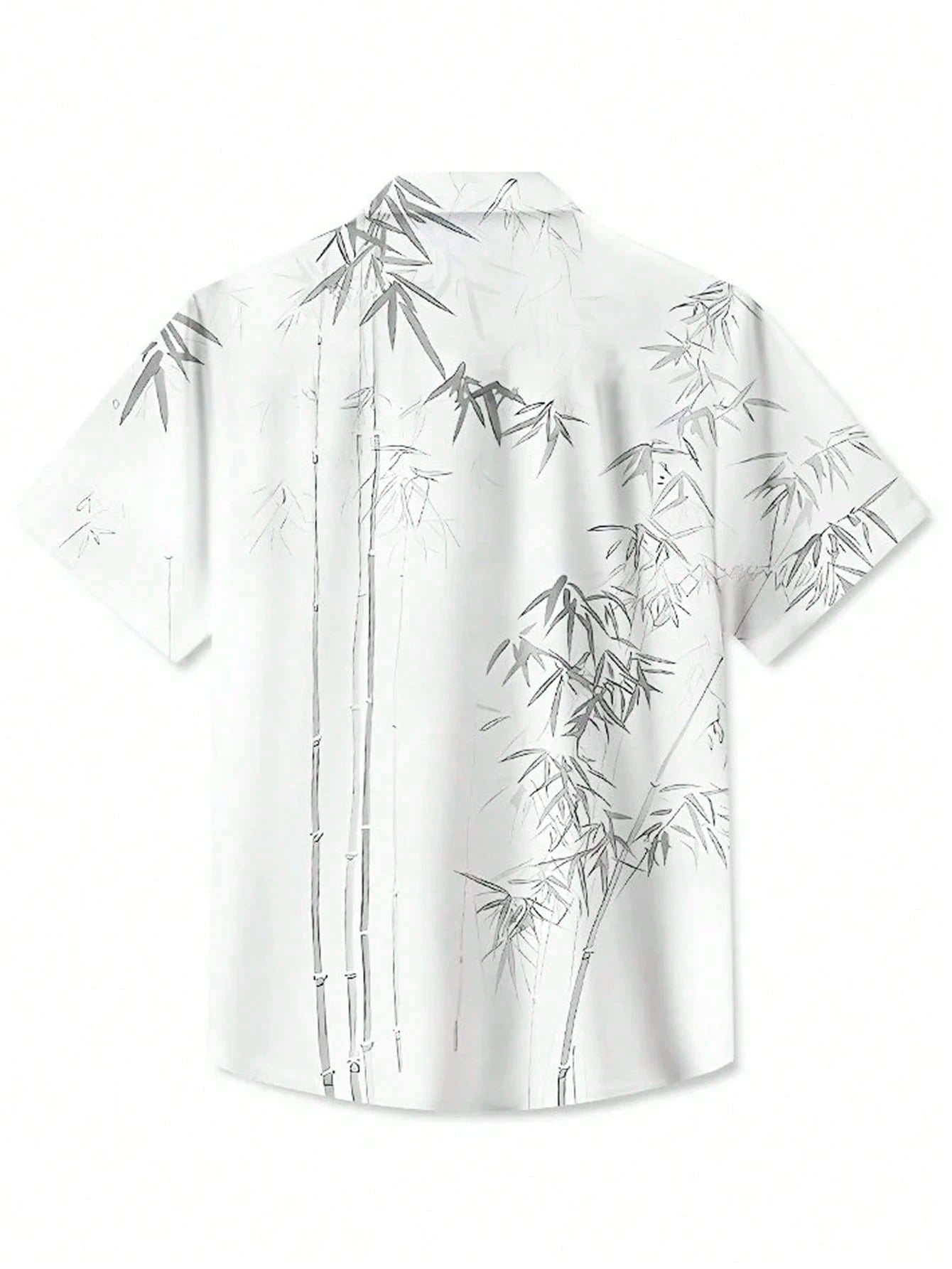 Men's Print Relaxed Button Shirt