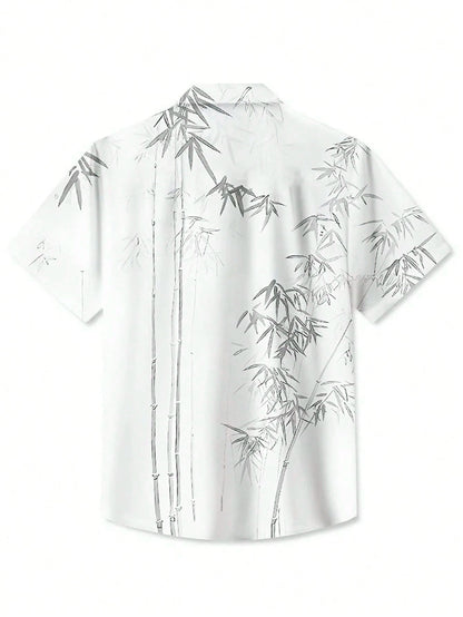 Men's Print Relaxed Button Shirt