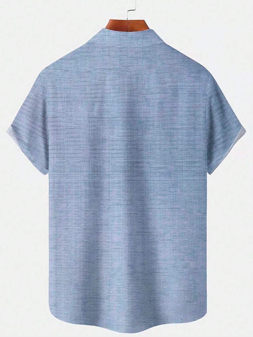 Men's Textured Striped Button Shirt