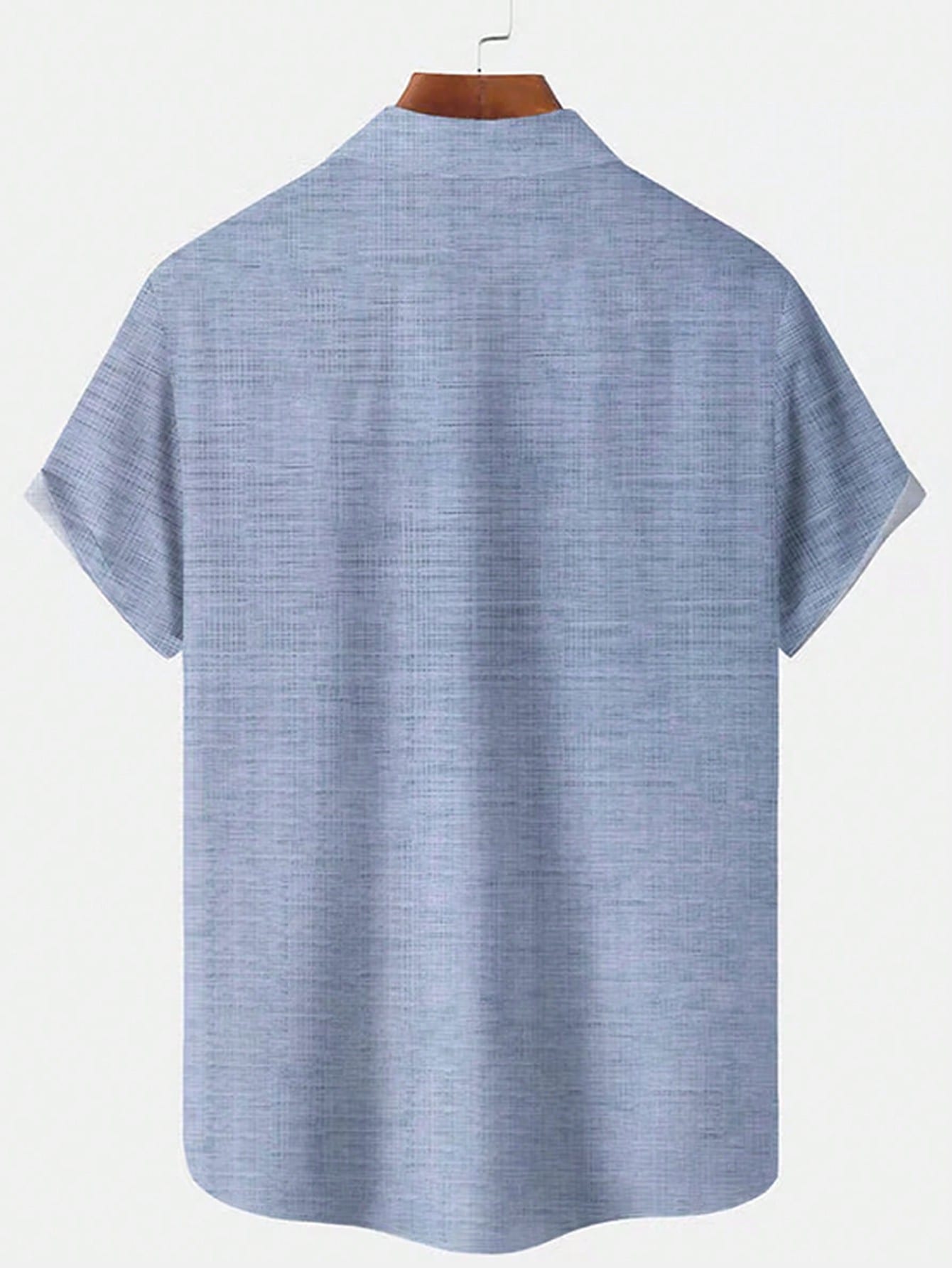 Men's Textured Striped Button Shirt