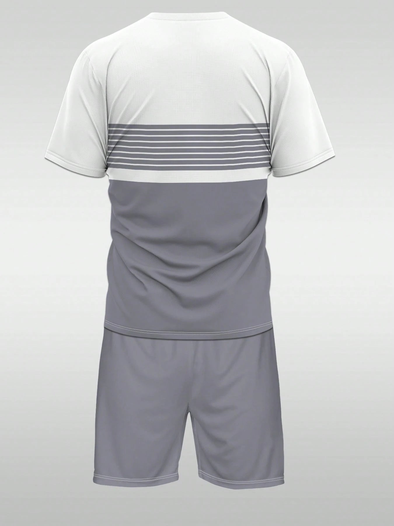 Men's Contrast Polo Set