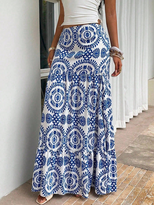 Women's Print Relaxed Skirt