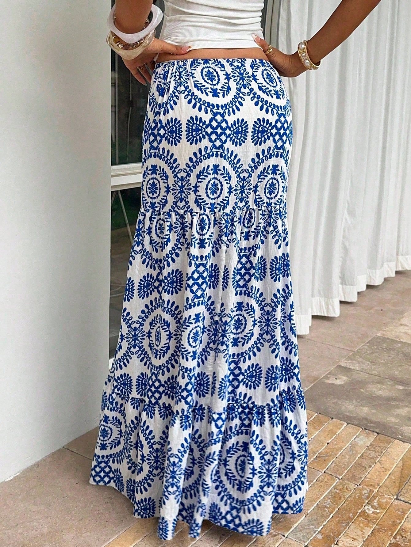 Women's Print Relaxed Skirt