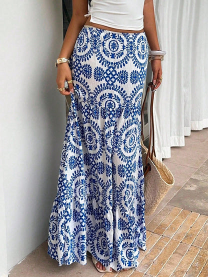 Women's Print Relaxed Skirt