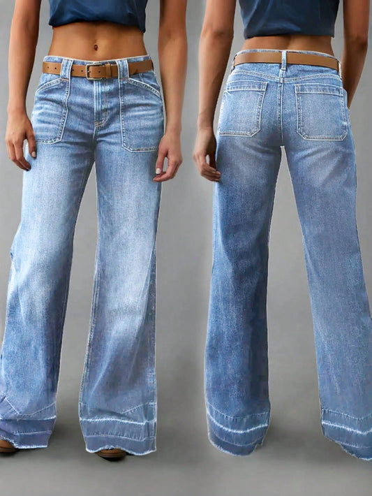 Women's Wide Leg Denim Jeans