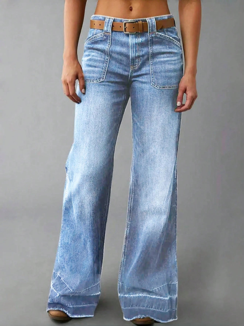 Women's Wide Leg Denim Jeans