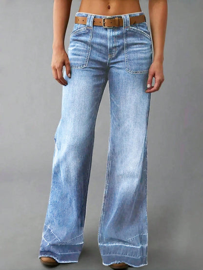 Women's Wide Leg Denim Jeans