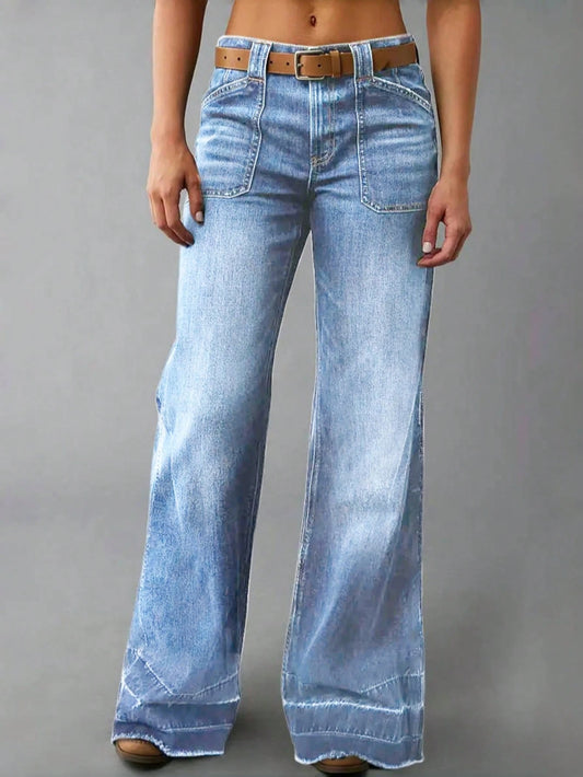 Women's Wide Leg Denim Jeans