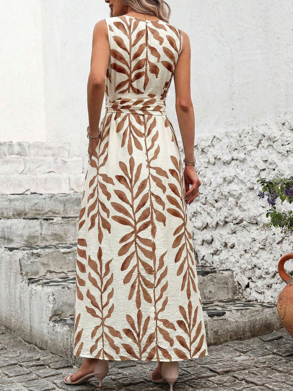 Women's Boho Print Maxi Dress