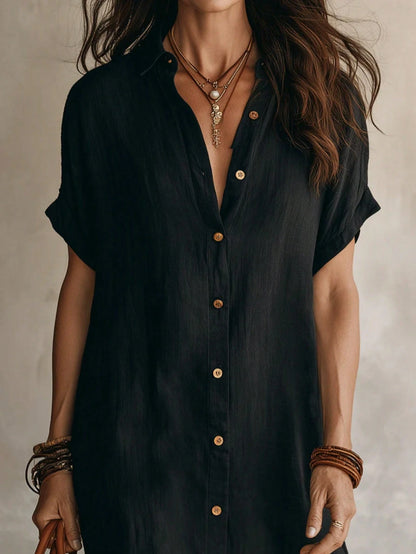 Women's Button Casual Dress