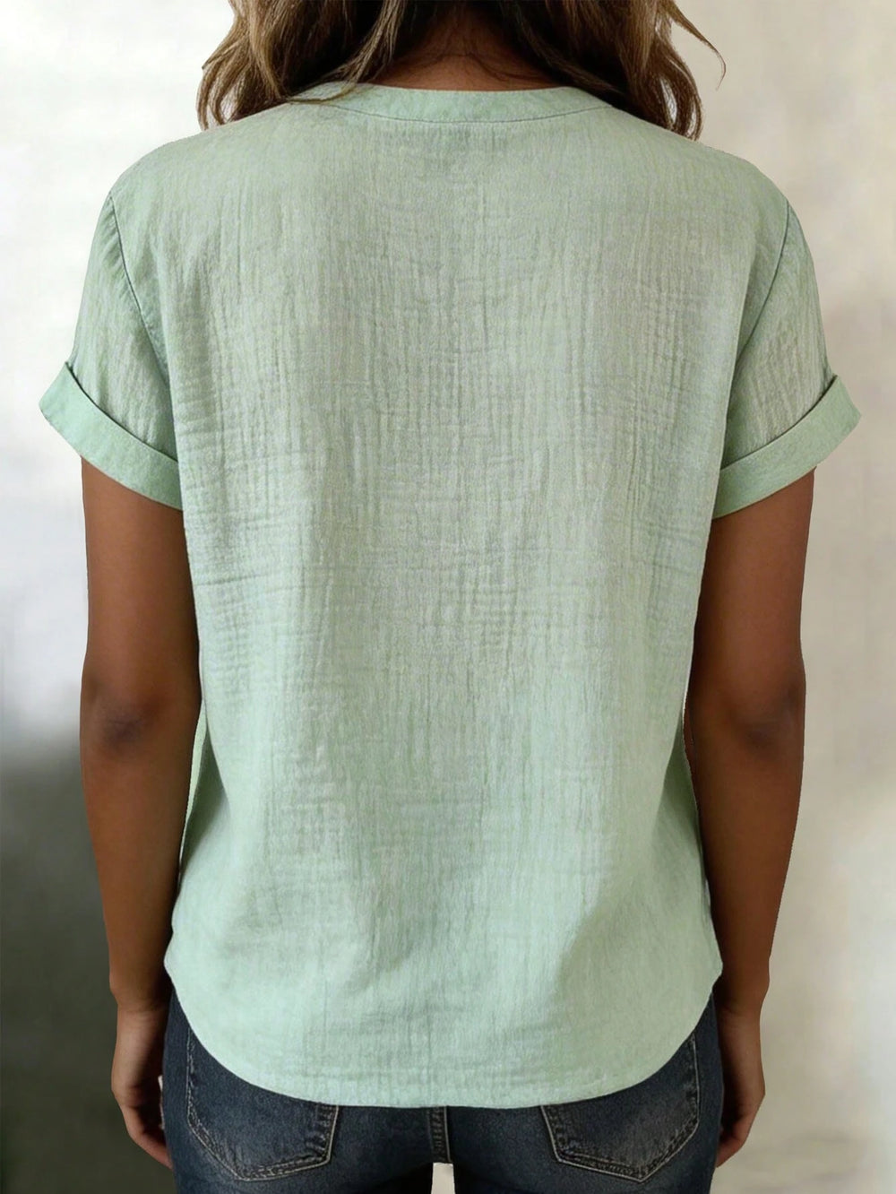 Women's V Neck Blouse