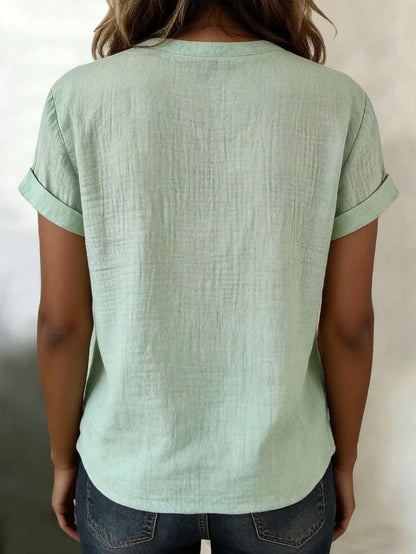 Women's V Neck Blouse