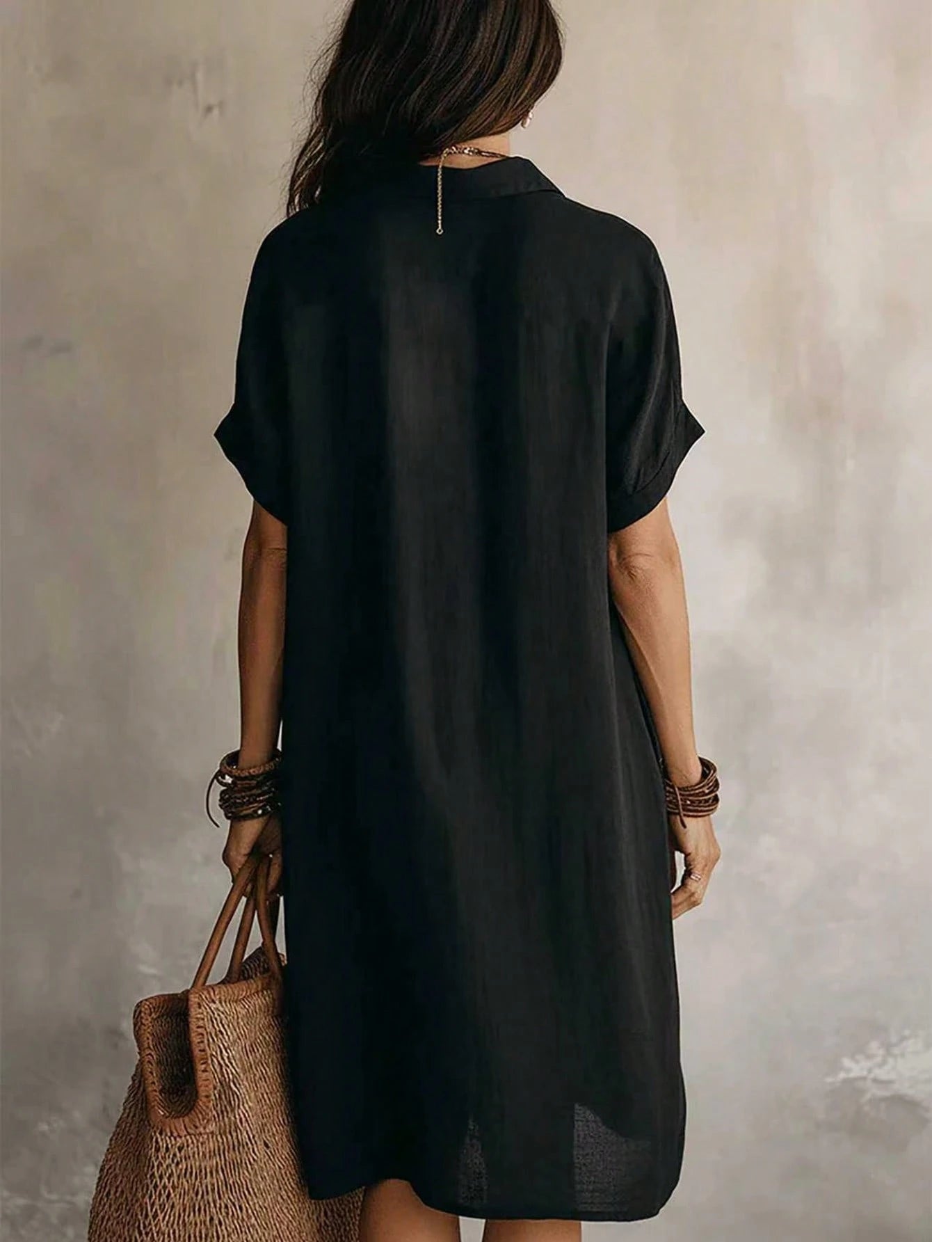 Women's Button Casual Dress