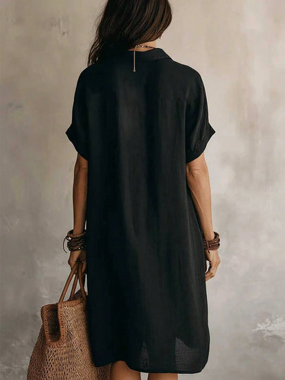 Women's Button Casual Dress
