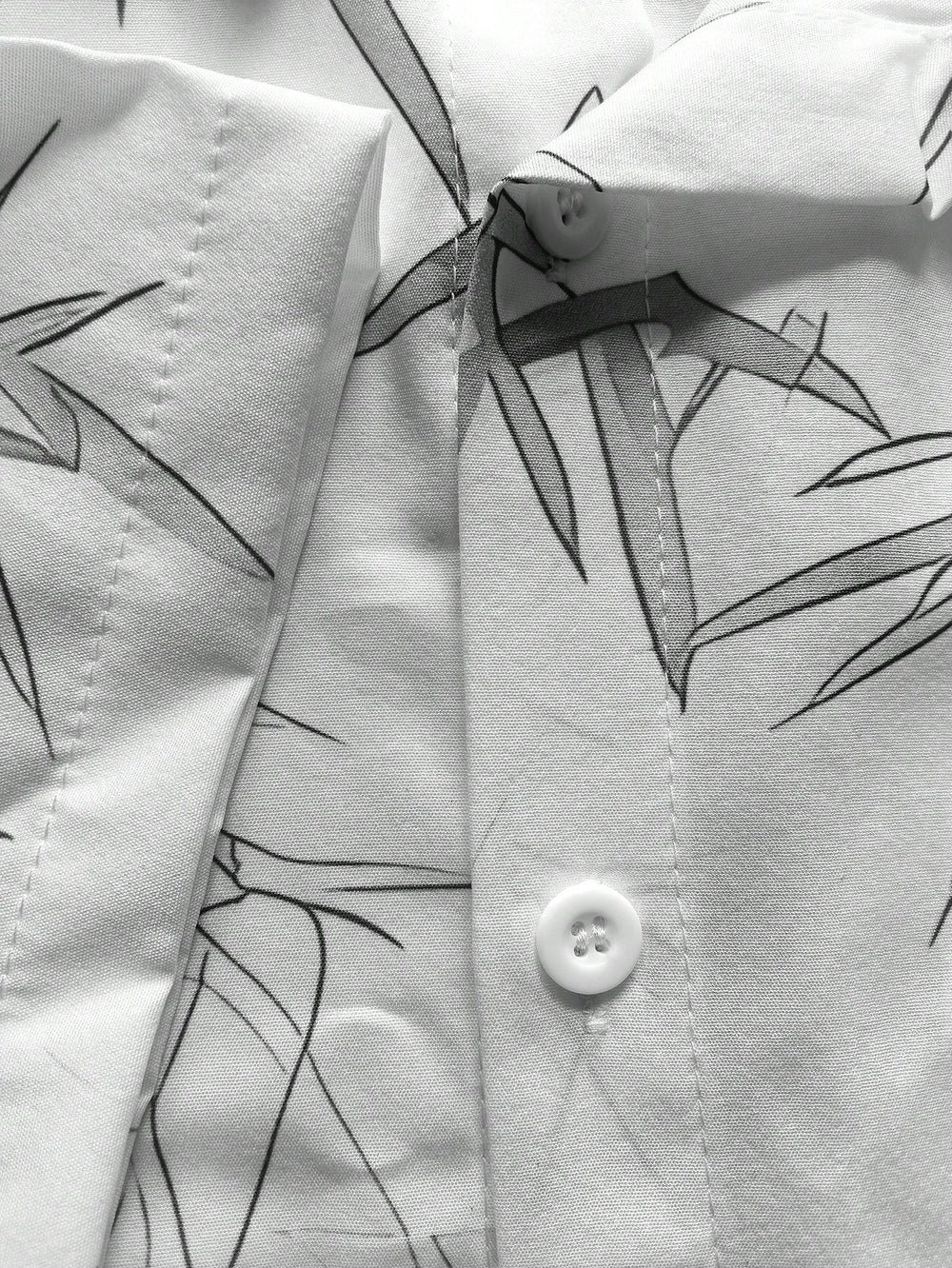Men's Print Relaxed Button Shirt
