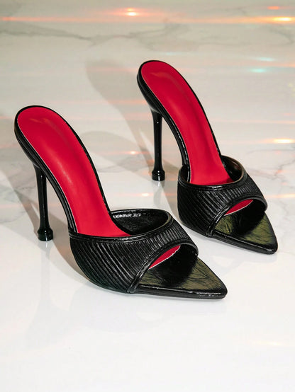 Women's Stiletto Pointed Toe Mules