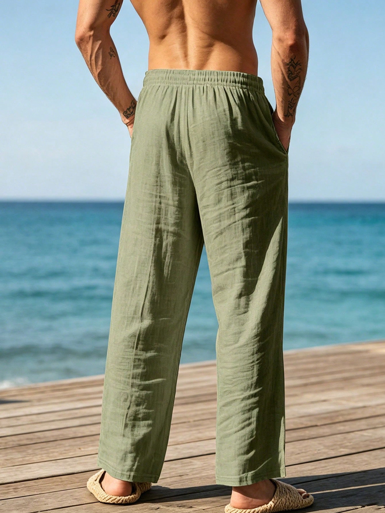 Men's Linen Relaxed Pants
