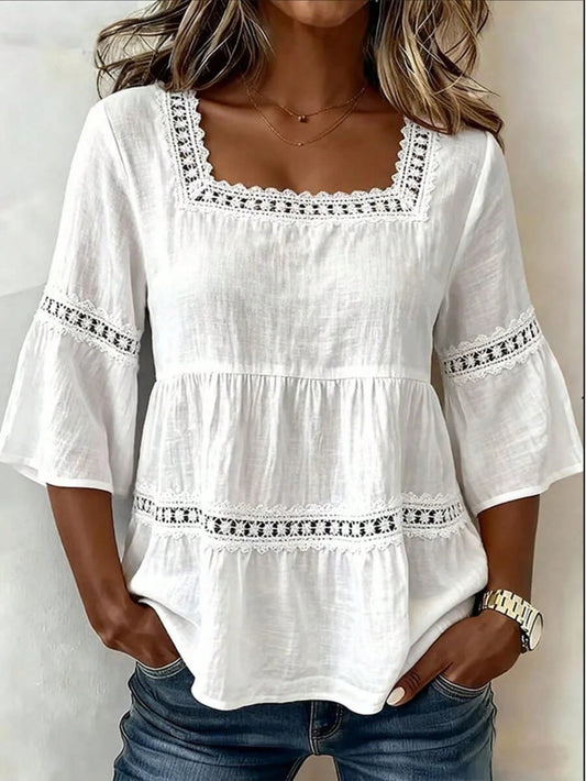Women's Patchwork Casual Top