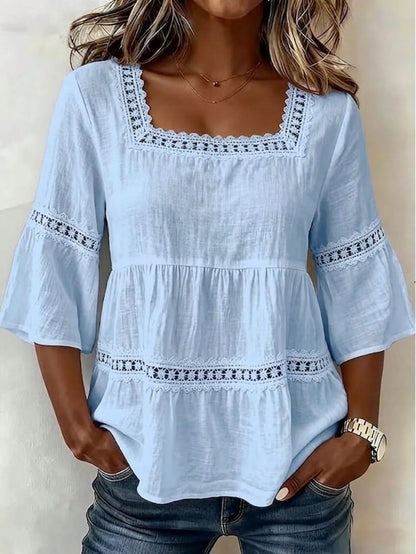 Women's Patchwork Casual Top