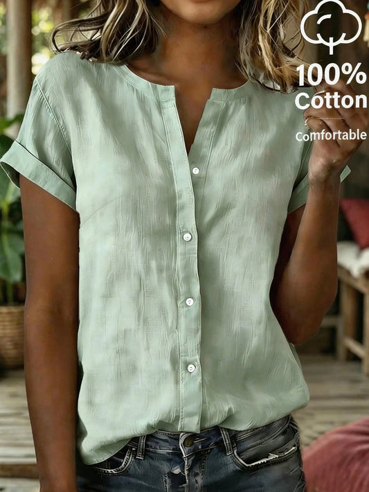 Women's V Neck Blouse