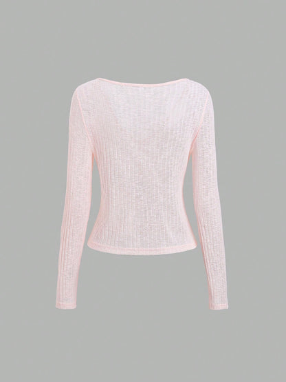 Women's V Neck Cardigan