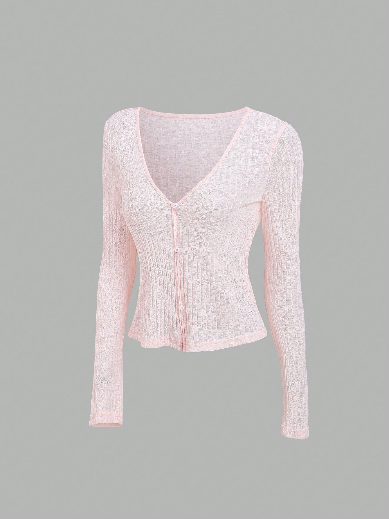 Women's V Neck Cardigan