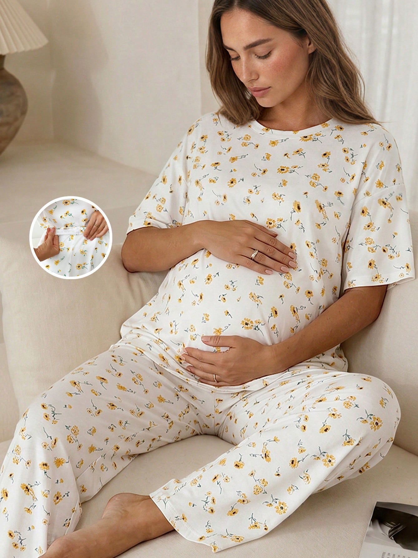 Women's Floral Two Piece Set