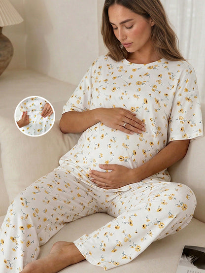Women's Floral Two Piece Set