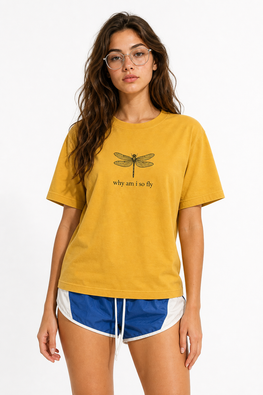 100% Cotton Geographic Inspired Dragonfly Graphic Baby T Shirt For Men And Women |  Exquisite Design |  Loose And Comfortable | Shirts Y2k