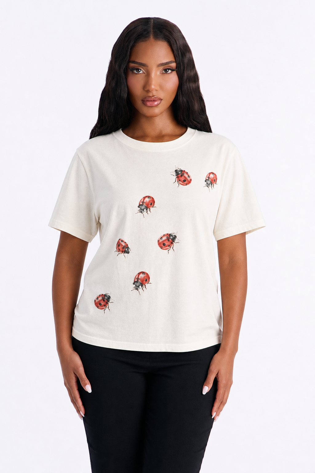 Vintage Ladybug Shirt, Retro Bug T-Shirt, Lady Bug Print, 90s Y2K Tee, Nature Lover