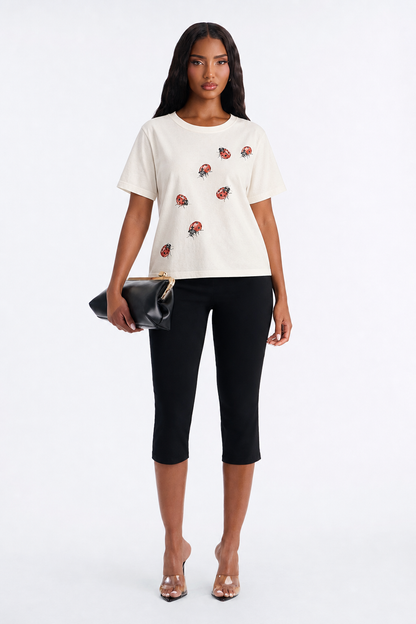 Vintage Ladybug Shirt, Retro Bug T-Shirt, Lady Bug Print, 90s Y2K Tee, Nature Lover