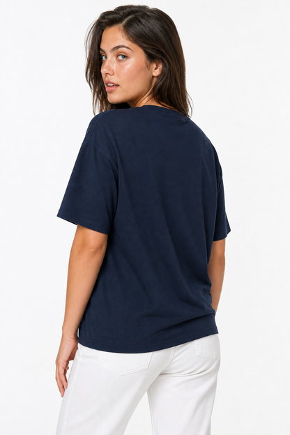 Vacation Outfits For Women2026Blue Whale Shark Simple Printing T-Shirts Women Summer Tops Comfortable O-Neck T Shirt Fashion Casual Women Clothes